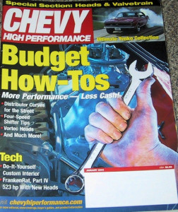 CHEVY HIGH PERFORMANCE 2003 JAN - YENKO, 520hp W-BLOCK